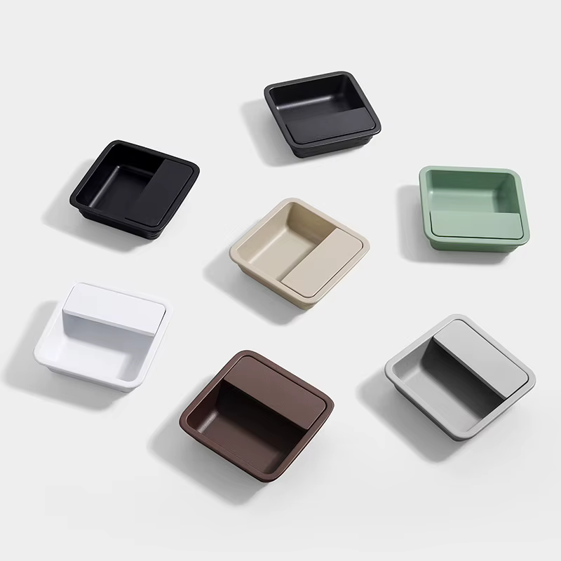 Poignée dissimulée moderne pour porte coulissante, poignée encastrée à fente, poignées de meubles, boutons de tirage pour armoire, poignées cachées pour armoire de cuisine