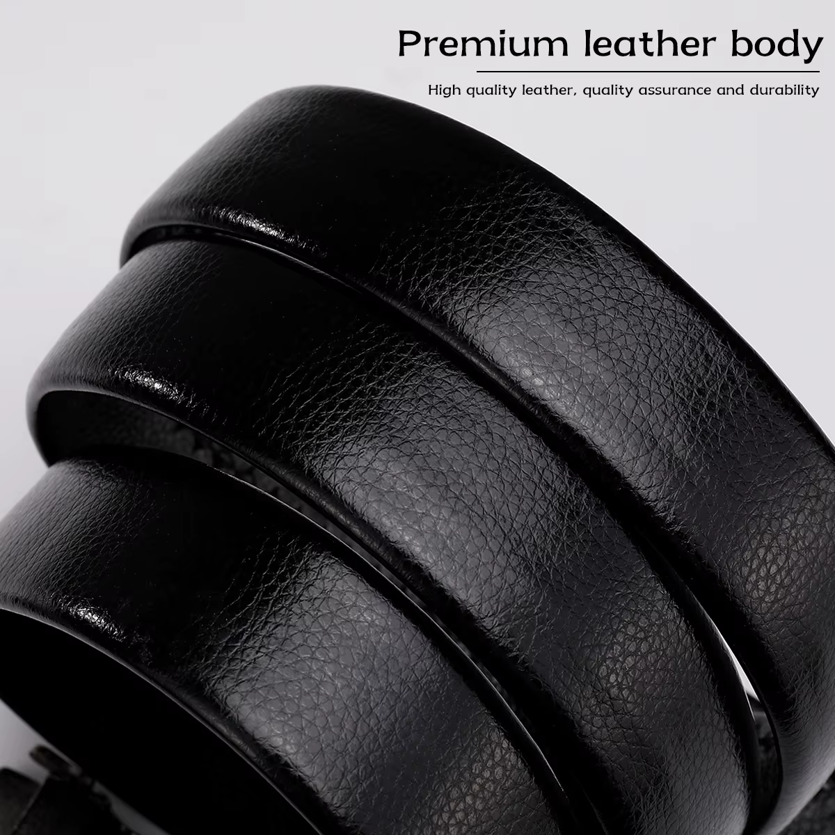 Ceinture à boucle automatique pour hommes
