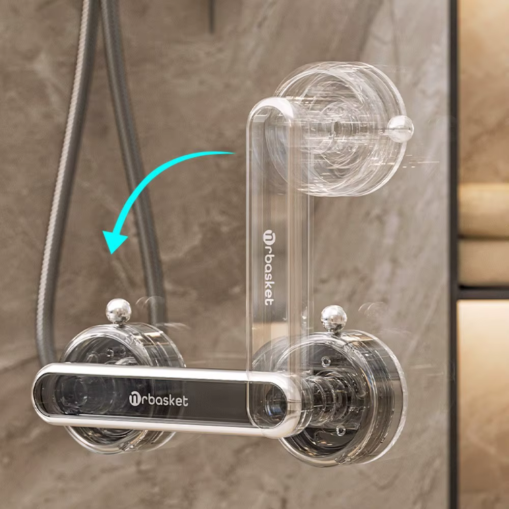 Poignée de porte coulissante antidérapante à ventouse, étanche, amovible, pour salle de bain, armoire, vitrine, sans perçage, auto-adhésive, murale