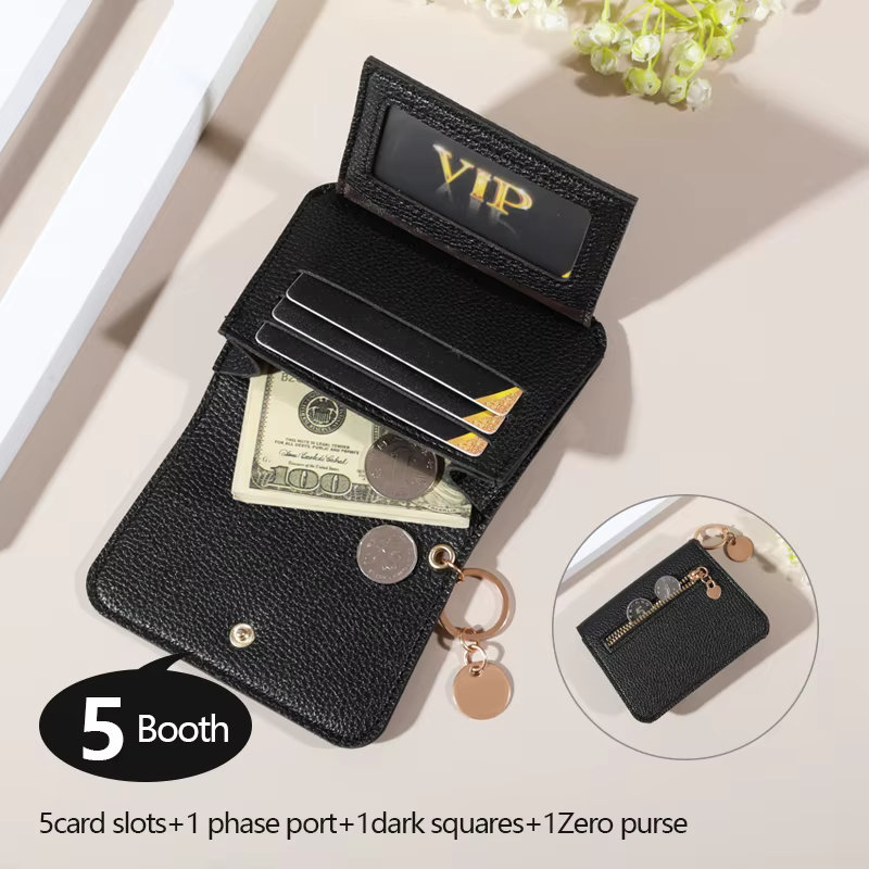 Portefeuille minimaliste – Porte-cartes de crédit multi-cartes résistant à l'eau