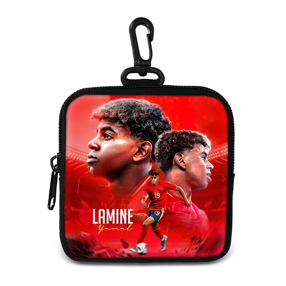 Porte-monnaie L-Lamin Yamal avec porte-clés