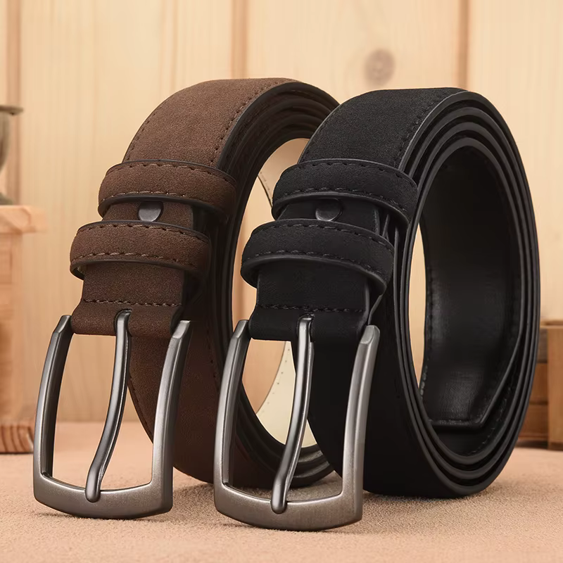 Ceinture en daim pour hommes