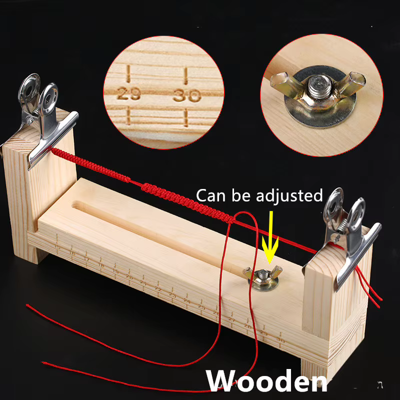 Support de fabricant de bracelets en forme de U, gabarit de fabrication de bracelets, cadre en bois, Kit d'outils de bricolage pour tresser des Bracelets