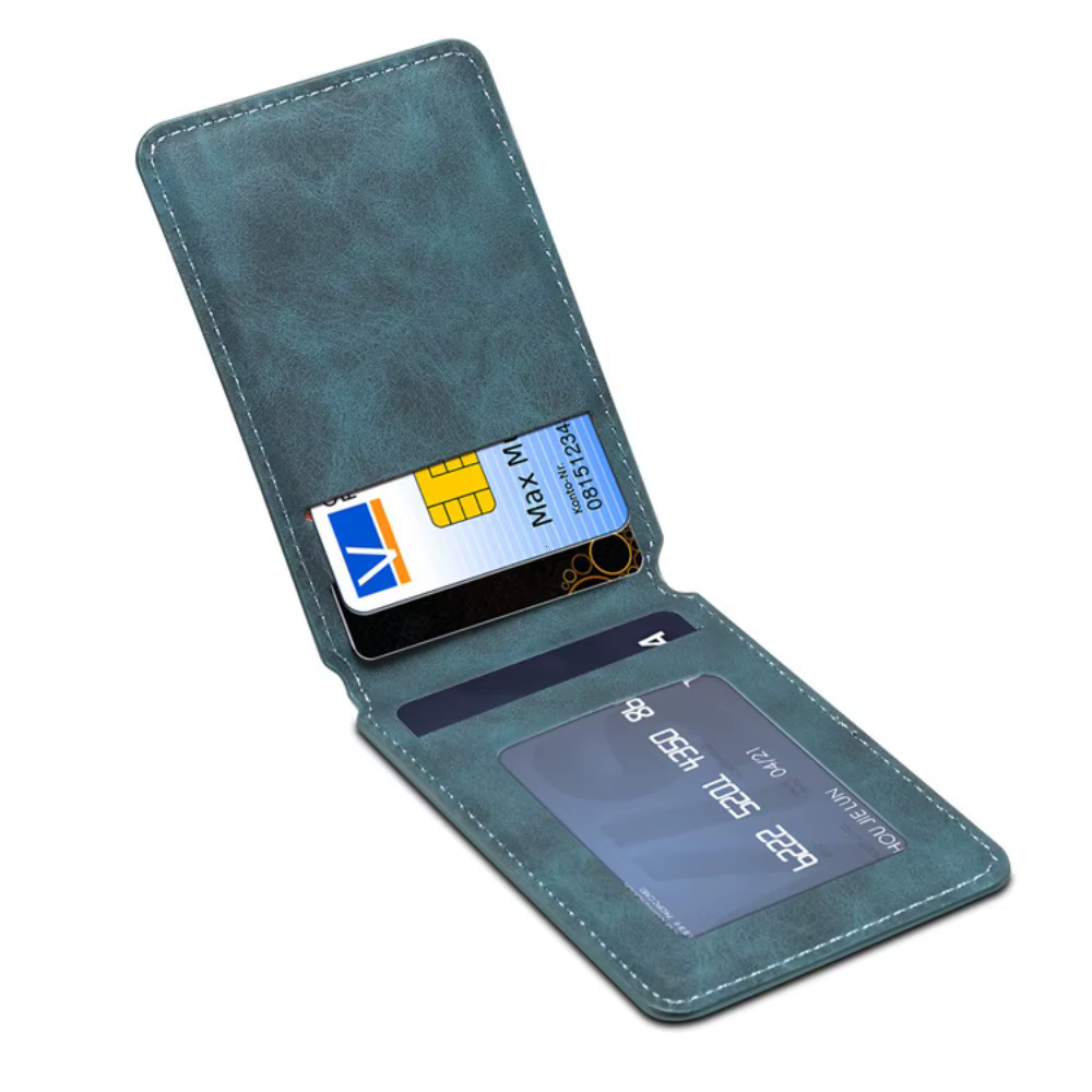 Porte-cartes en cuir pour hommes
