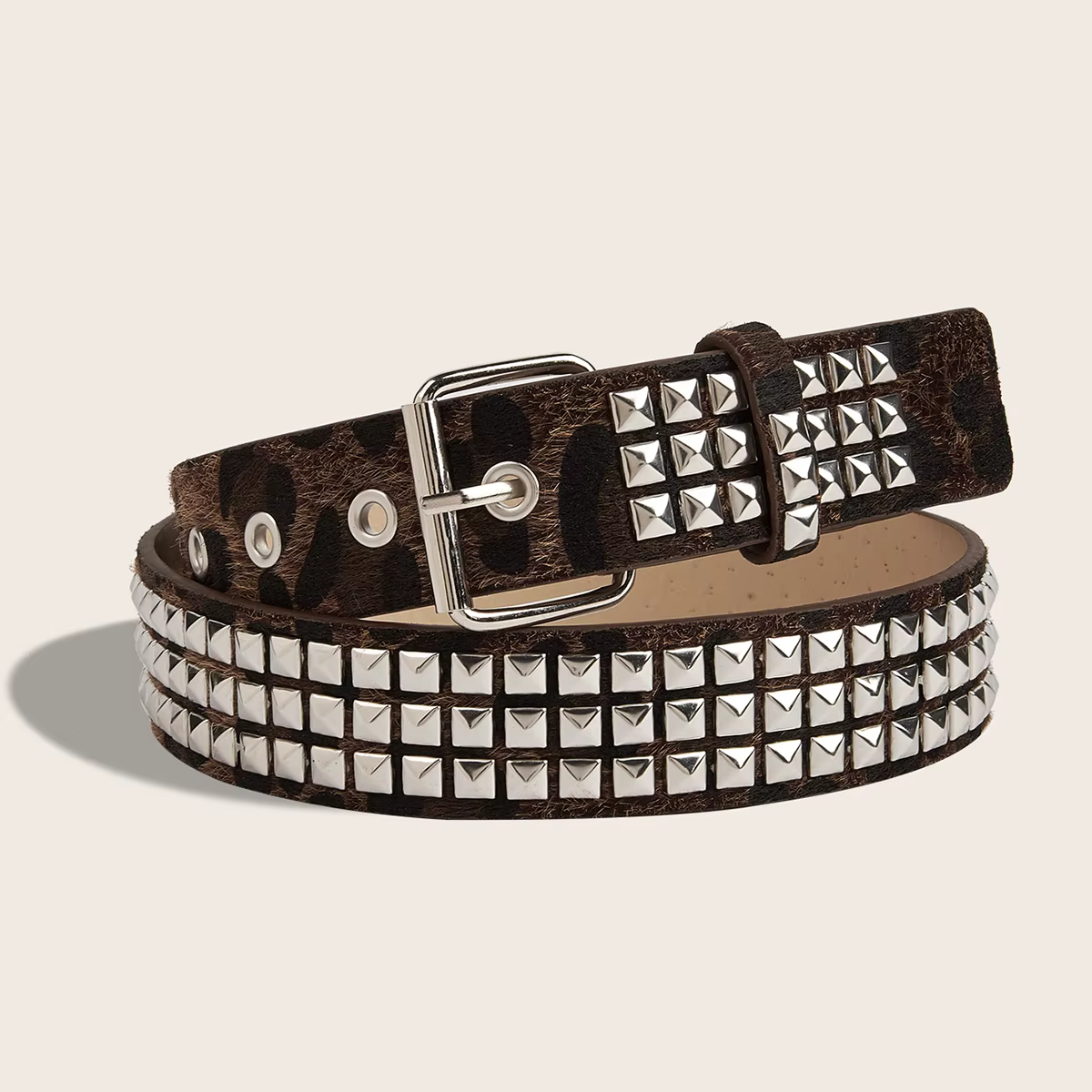 1 ceinture pour femme de style punk western