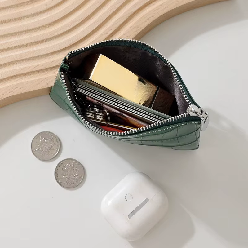 Porte-monnaie en cuir PU pour femmes