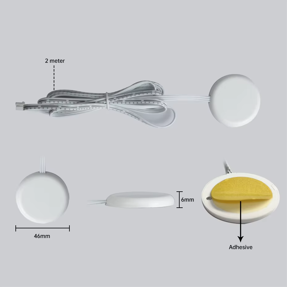 Interrupteur à capteur LED pour armoire DC12-24V, port Dupont, détection tactile/PIR/double porte/mouvement, conception de détection de bois pénétrable 25MM