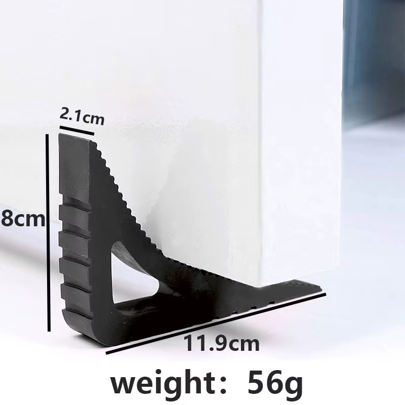 Butoir de porte en caoutchouc réutilisable, bloc absorbant les chocs, butoir de poignée de porte, bouchon Anti-collision pour porte de maison et de bureau