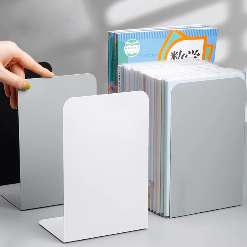 Support de livre serre-livres de bureau en forme de L, présentoir Durable, Support de livre Simple INS pour étudiant
