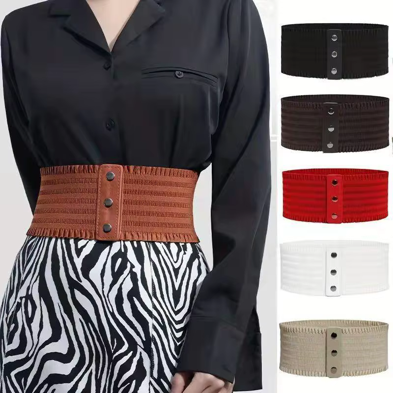 Ceinture élastique large pour femmes