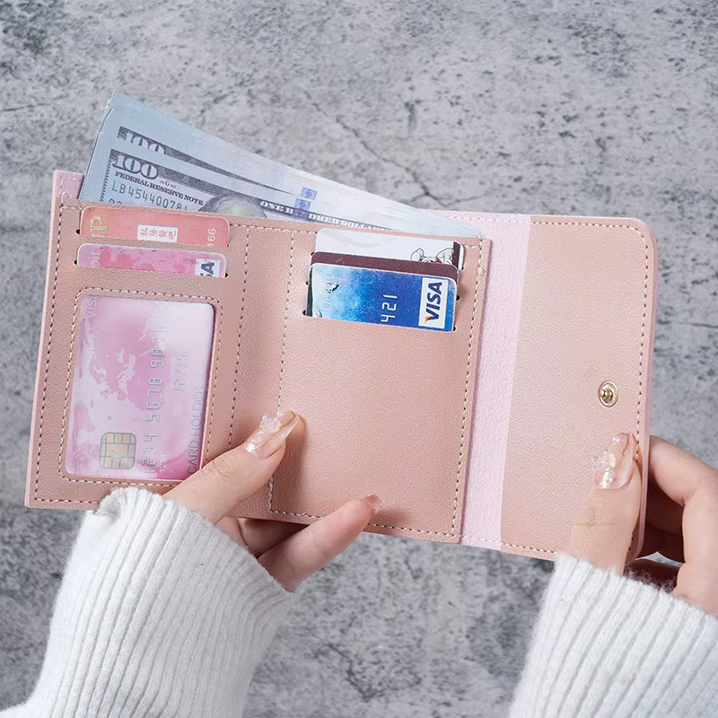 Portefeuille court tendance pour femmes