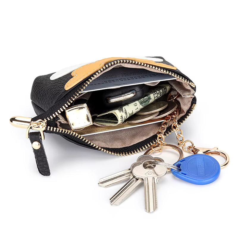 Porte-monnaie en cuir pour femmes