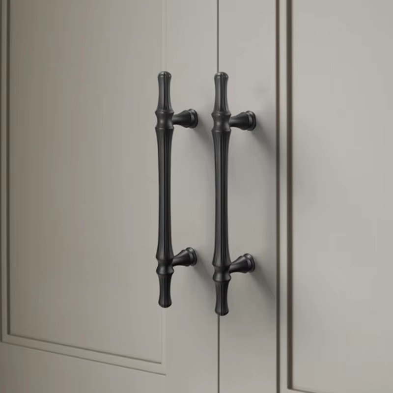 Poignée et bouton de meubles décoratifs jeunesse, armoire noire, armoire, armoire, MELKnobs, cuisine, porte Foy