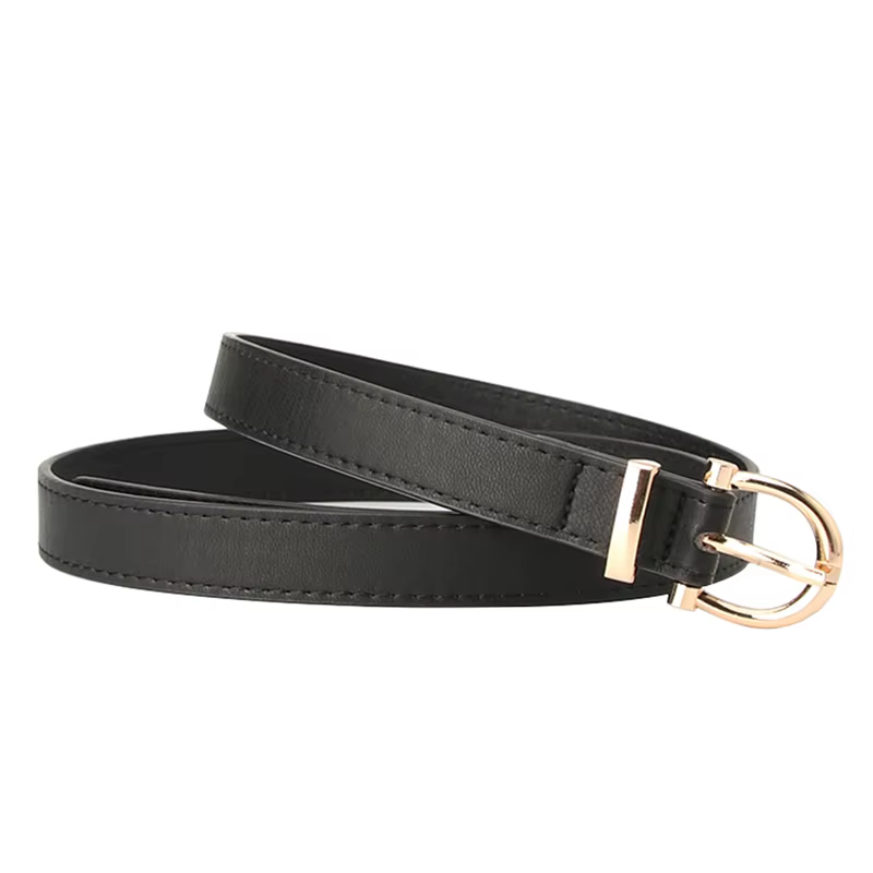 Sangle de ceinture en cuir pour femme