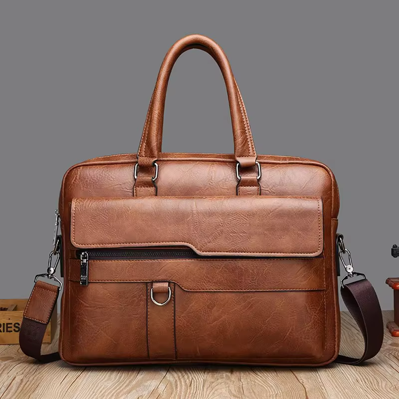 Marque de luxe hommes sac à main en cuir homme porte-documents pour ordinateur portable messager