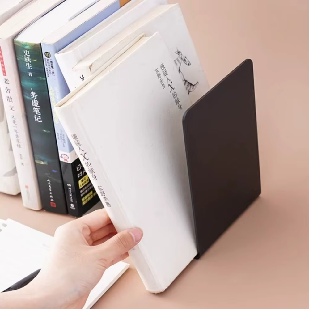 Support de livre serre-livres de bureau en forme de L, présentoir Durable, Support de livre Simple INS pour étudiant