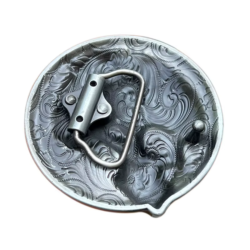 Boucle de ceinture en alliage de zinc avec motif de crâne européen et américain