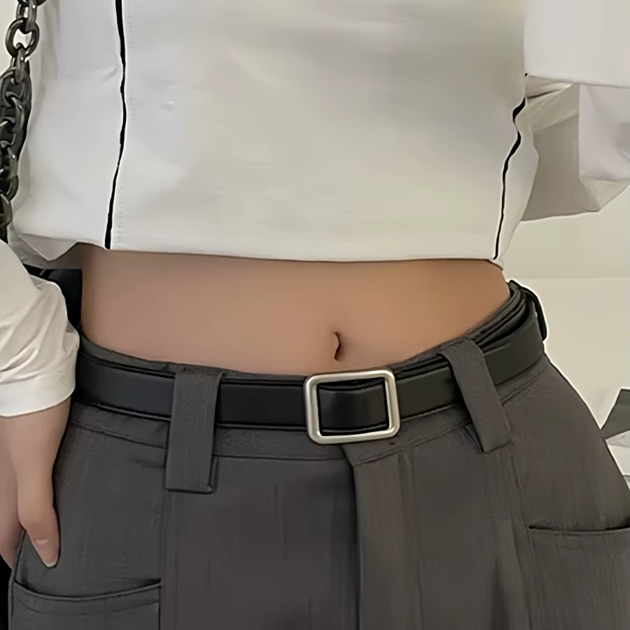 Ceinture en cuir PU pour femmes