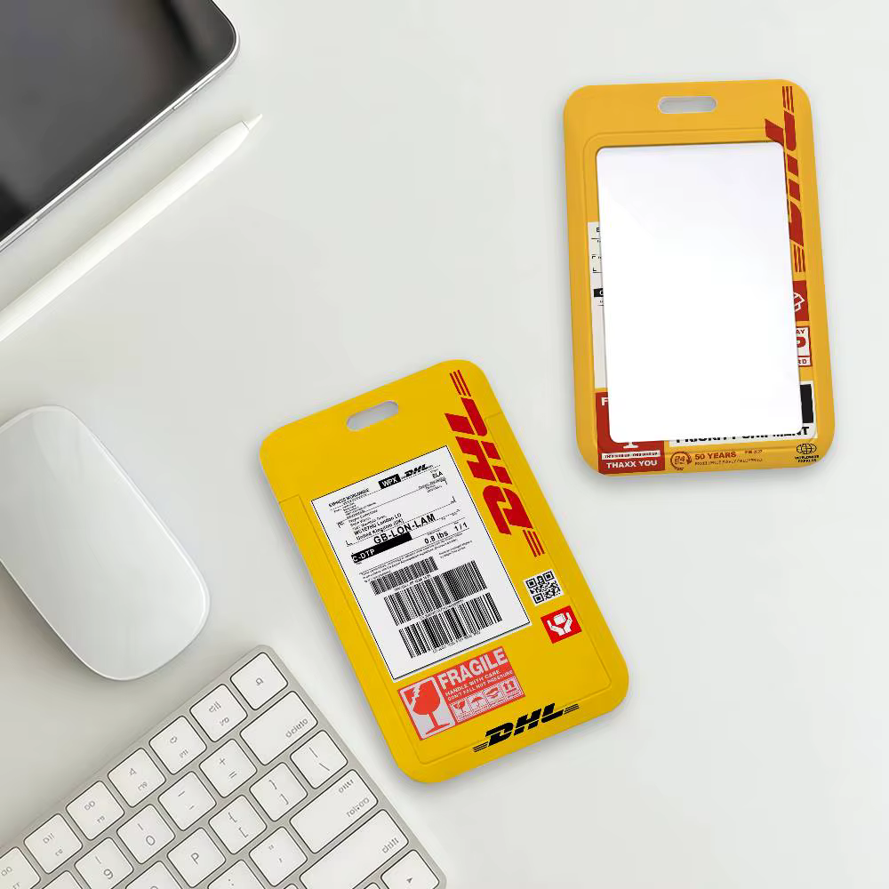 Porte-cartes tendance avec logo D-DHL-S pour étudiants