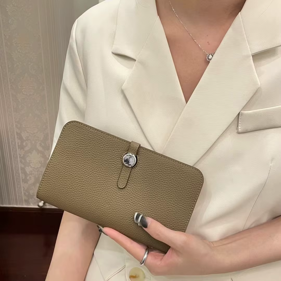 Portefeuille en cuir véritable pour hommes et femmes
