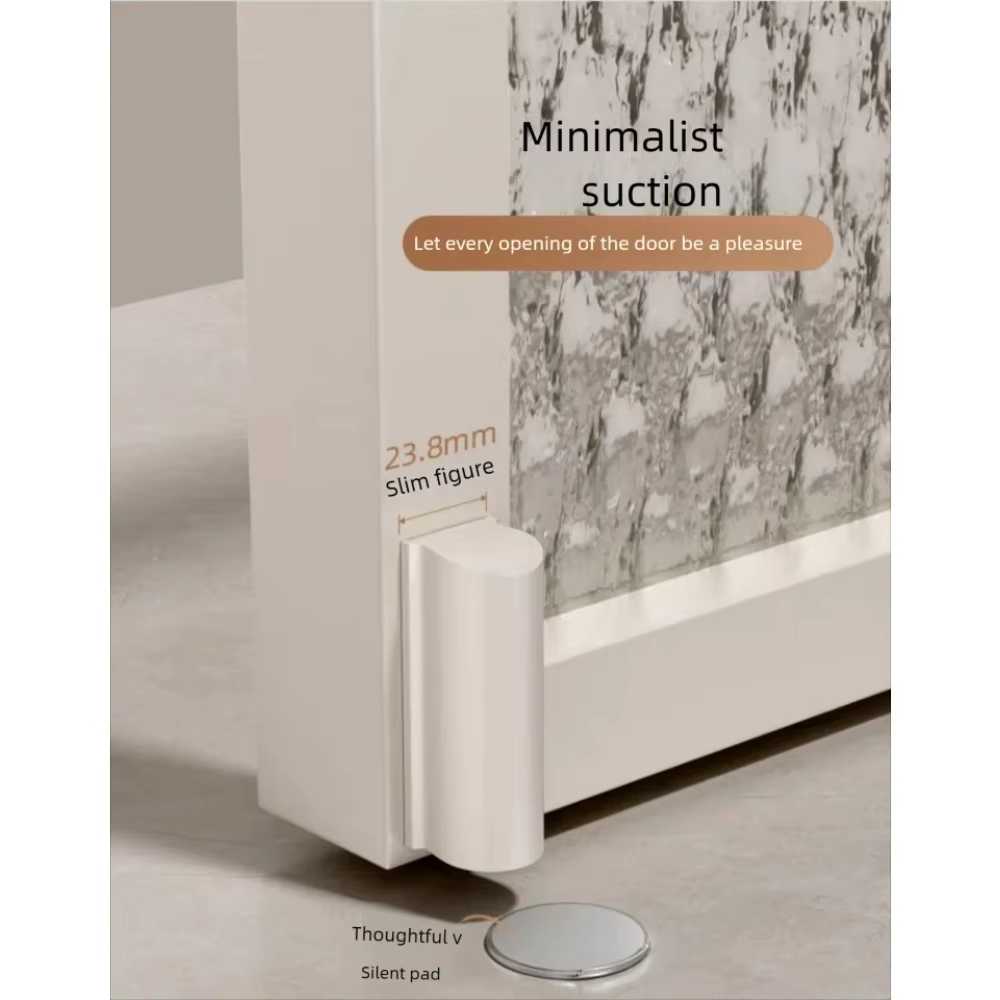 Butée de porte magnétique – Empêche les dommages aux portes, protège les murs, compatible avec tous les matériaux de porte, quincaillerie de porte