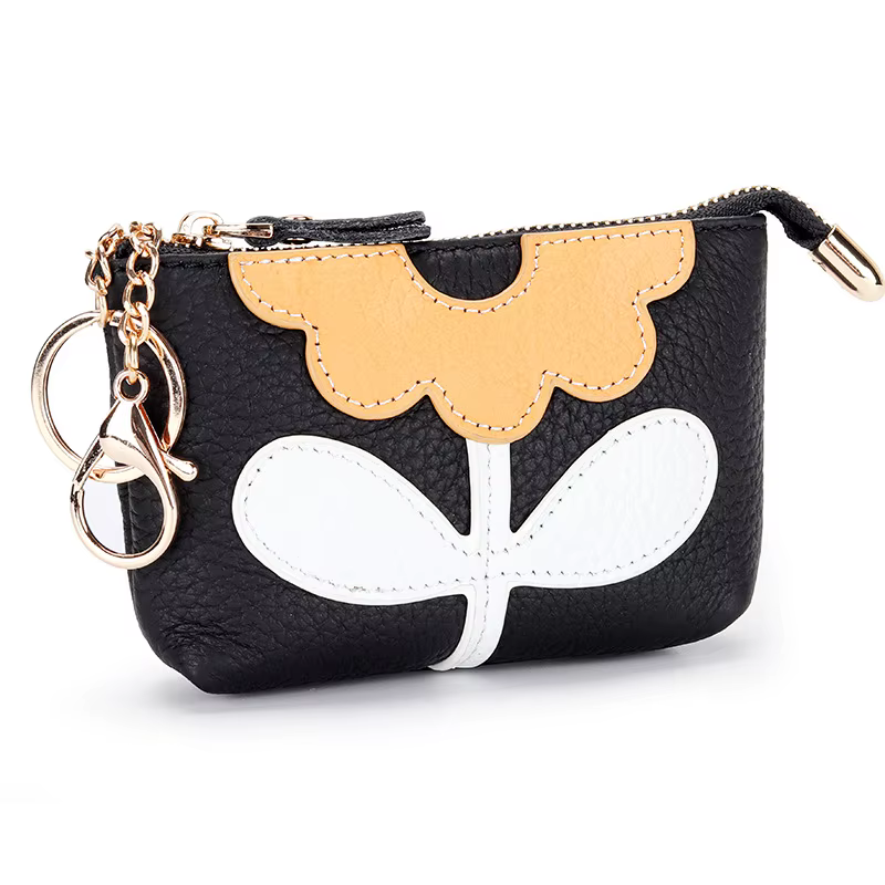 Porte-monnaie en cuir pour femmes