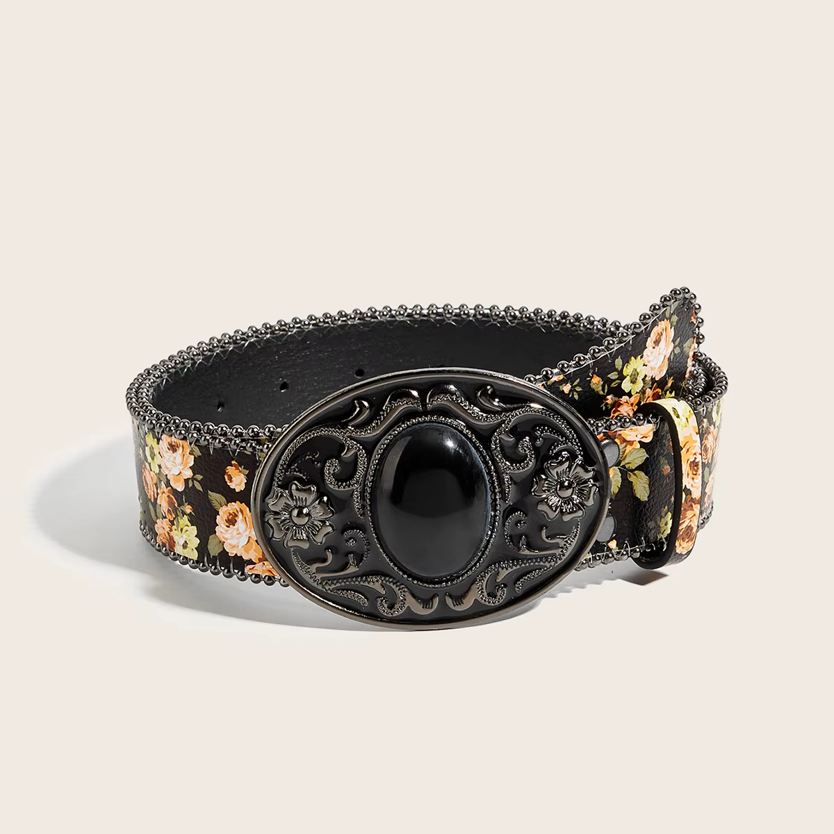 Ceinture western marron y2k pour femme