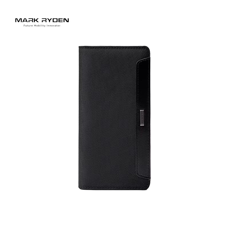 MARK RYDEN Portefeuille minimaliste long pour carnet de chèques