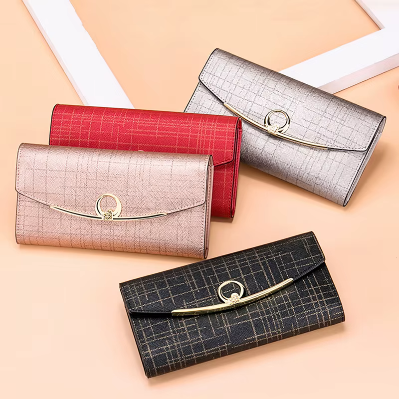 Portefeuille Long en cuir pour femmes