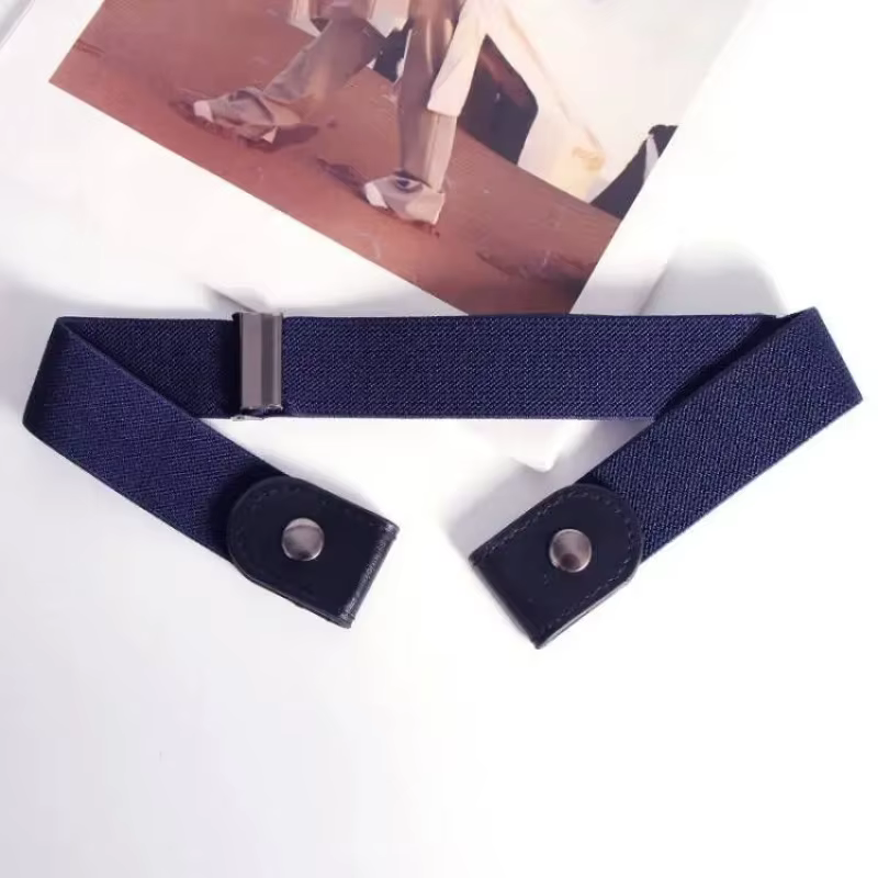 Ceinture élastique sans boucle pour femmes et hommes