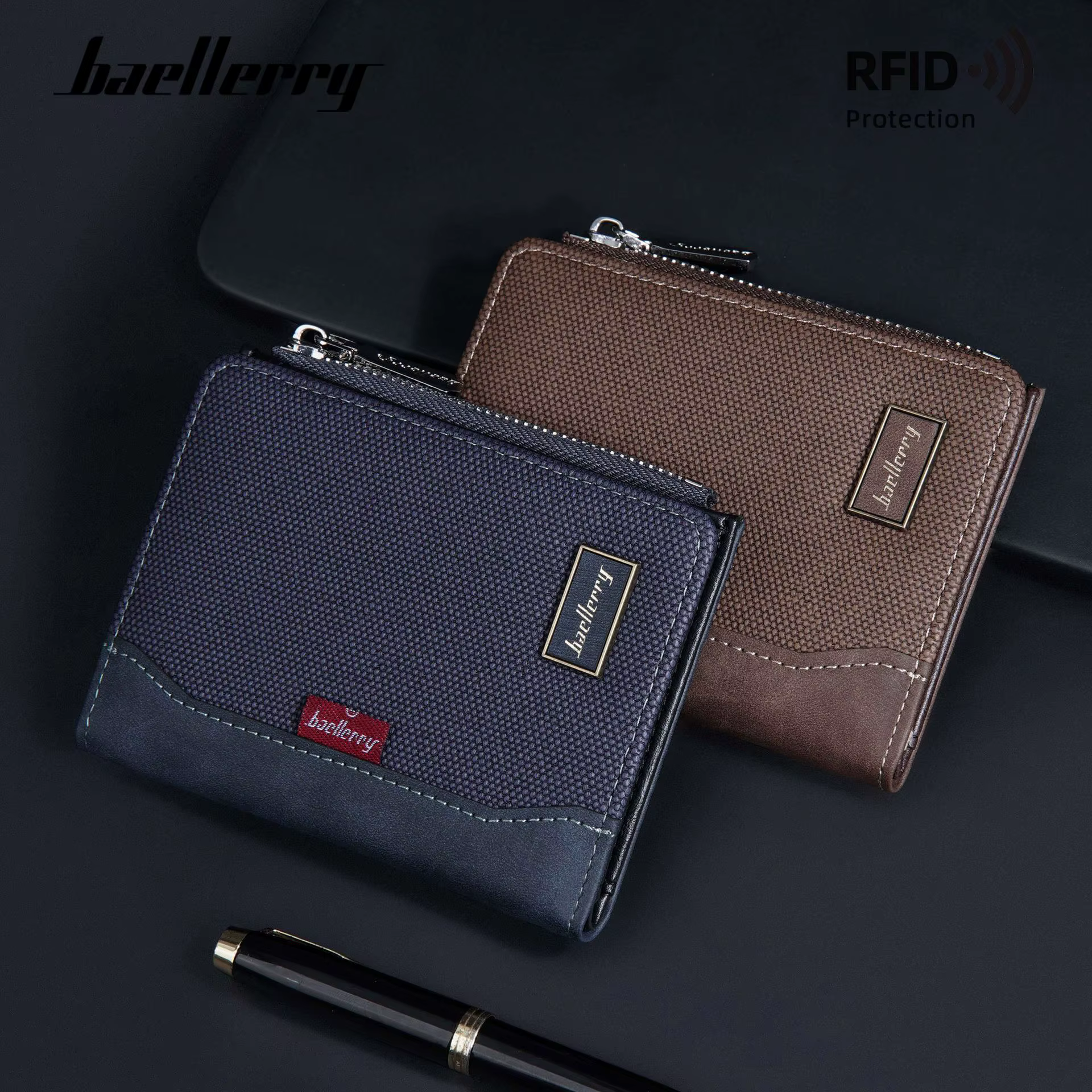 Portefeuille homme Baellerry avec blocage RFID
