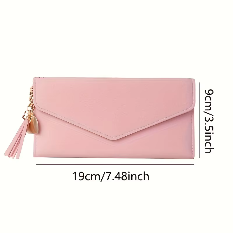 Portefeuille long personnalisable pour femme avec lettres