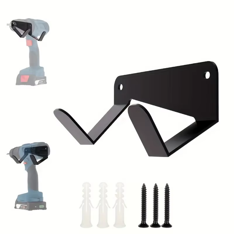 Support de rangement mural en métal pour outils, Installation facile, porte-outil, support de perceuse à forte charge pour Dewalt