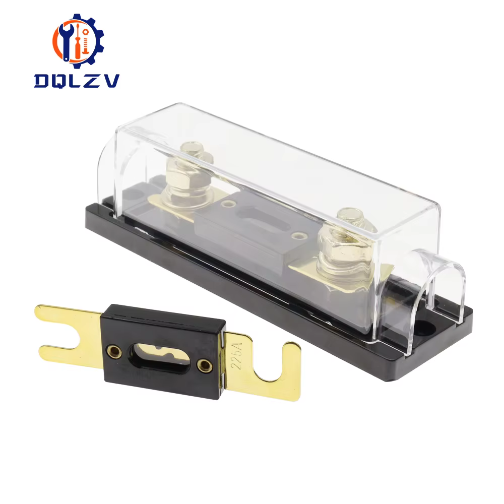Porte-fusible pour voiture, fusible boulonné, porte-fusibles Audio automobile, lien Fusible avec 40 50 80 100 125 150 250 300 400A Amp