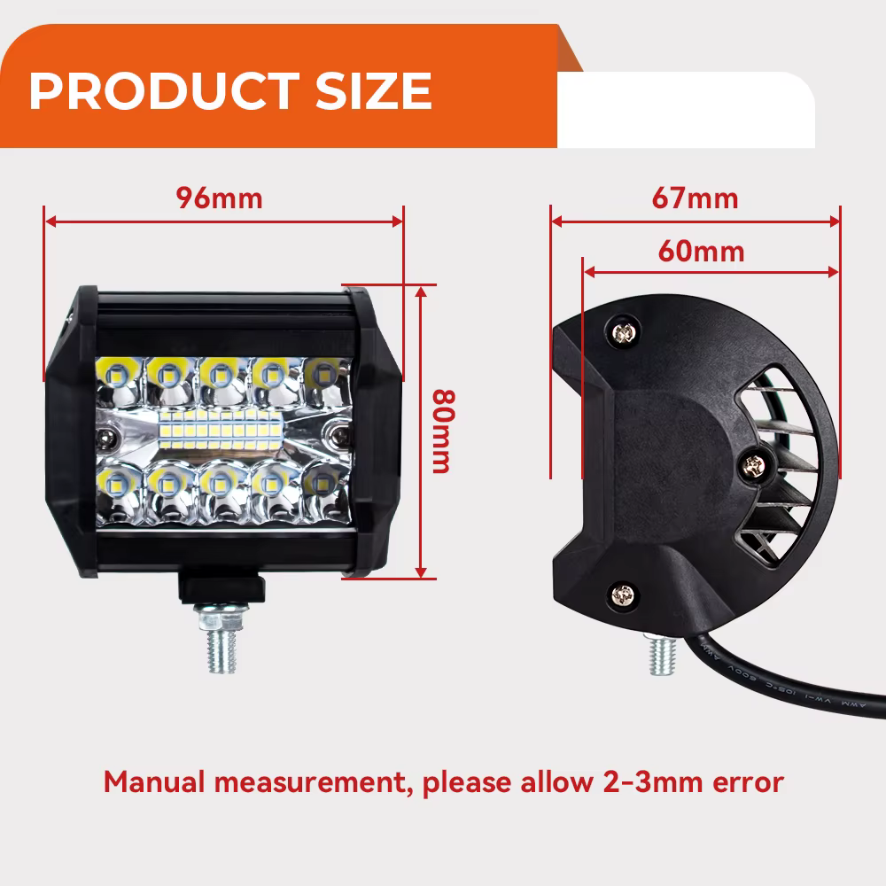12V 24V barre de LED tout-terrain Spot inondation Combo barre lumineuse LED/lumière de travail pour camion voiture SUV 4WD 4x4 bateau ATV Barra phares LED