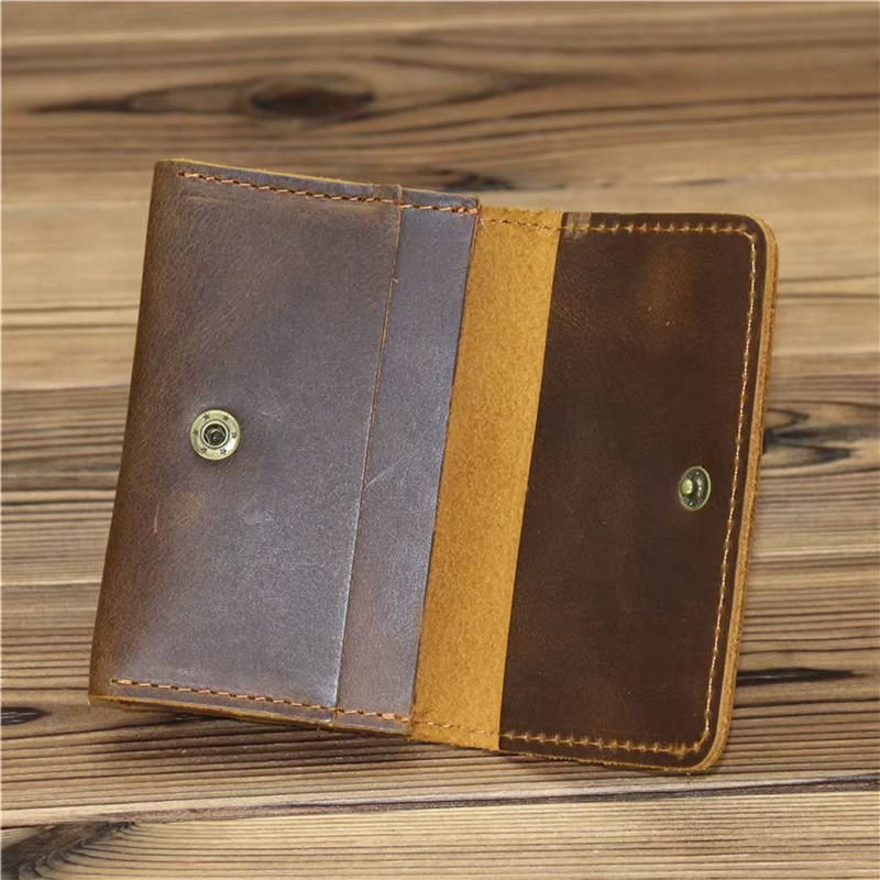 Porte-cartes de crédit vintage pour hommes