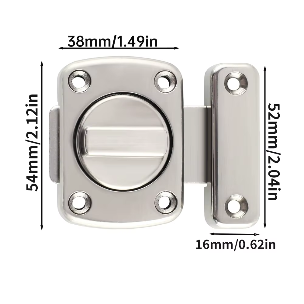Serrures de porte optiques antivol pour chambre à coucher, loquet en bois, boulons de porte, quincaillerie market, bouton d'outils