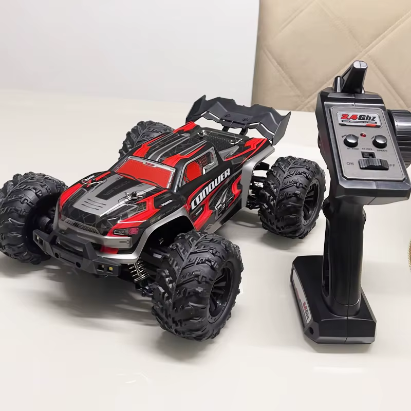 Voiture RC pour adultes 16102, 50 km/h, haute vitesse, 4x4, tout-terrain, camion télécommandé, 2,4 G, véhicule électrique tout-terrain, jouet, cadeau, 1:16