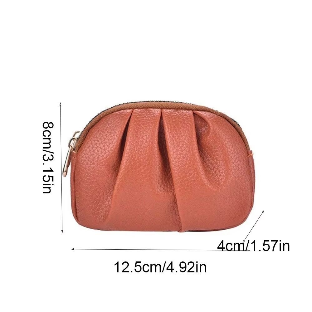 Mini portefeuille élégant froissé