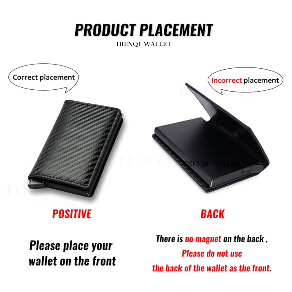 Porte-carte de crédit Anti Rfid
