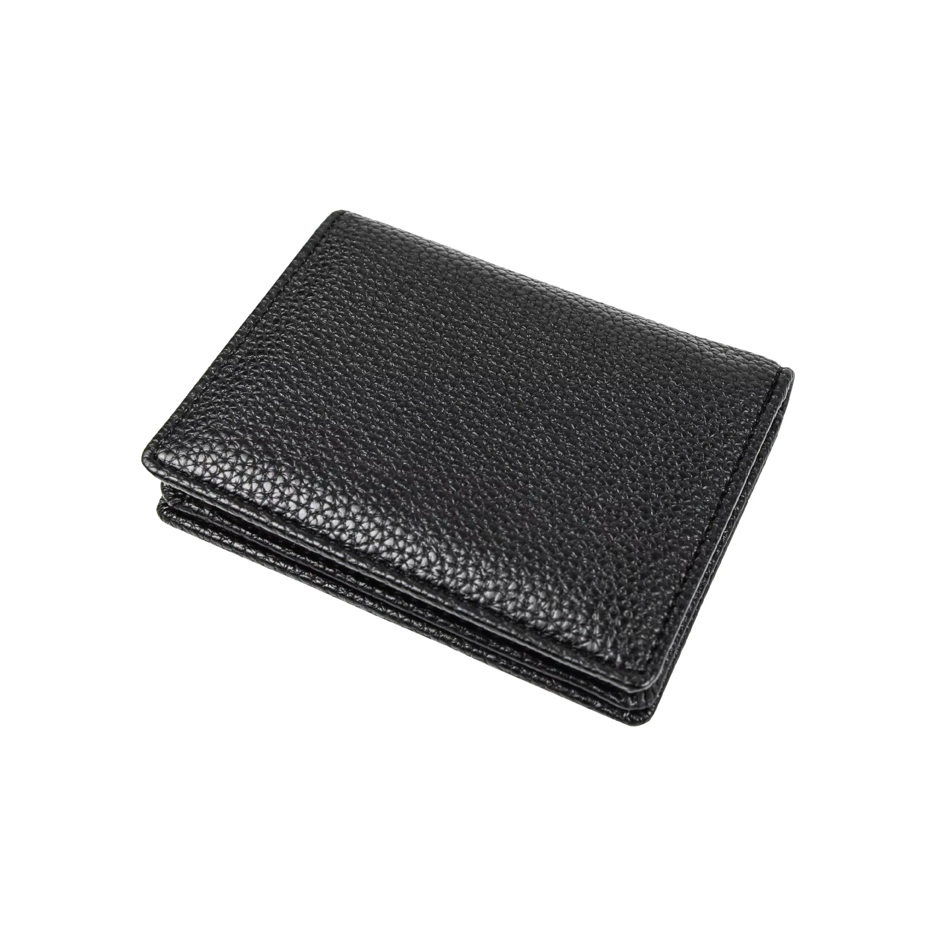 Porte-cartes de visite en cuir véritable
