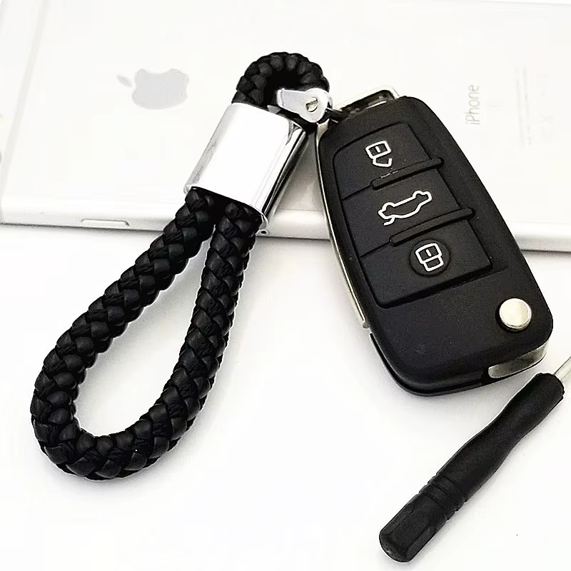 Porte-clés de voiture en cuir