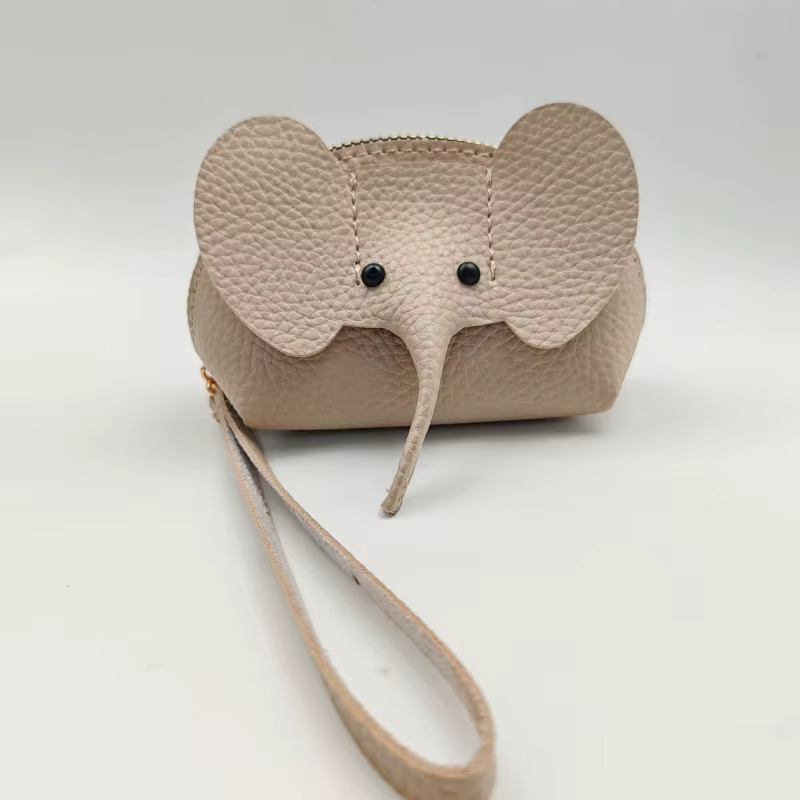 Thaïlande bébé éléphant portefeuille Cosplay Anime Pu sac à main