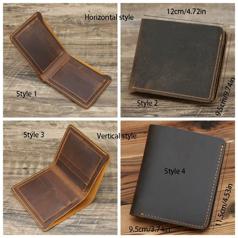 Portefeuille homme en cuir véritable