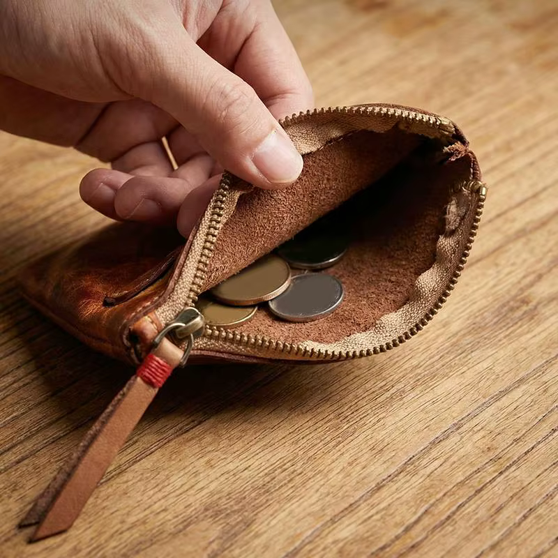 Portefeuille en cuir pour hommes