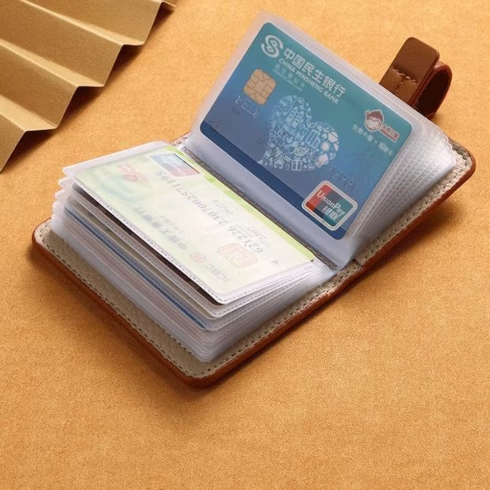 Porte-carte de mode-fentes multi-cartes et conception de grande capacité