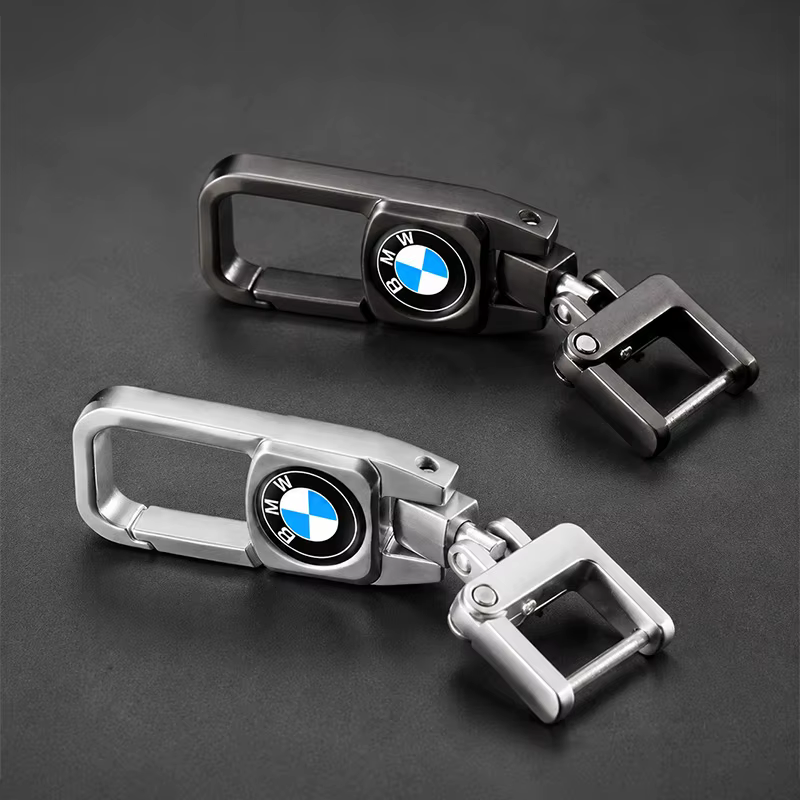 Porte-clés de voiture en métal avec boucle de ceinture et mousqueton pour BMW X1 X2 X3 X5 X4 X6 X7 G30 G20 G32 G11 G12 F40 F30 F20 F10 F34 F07 F44