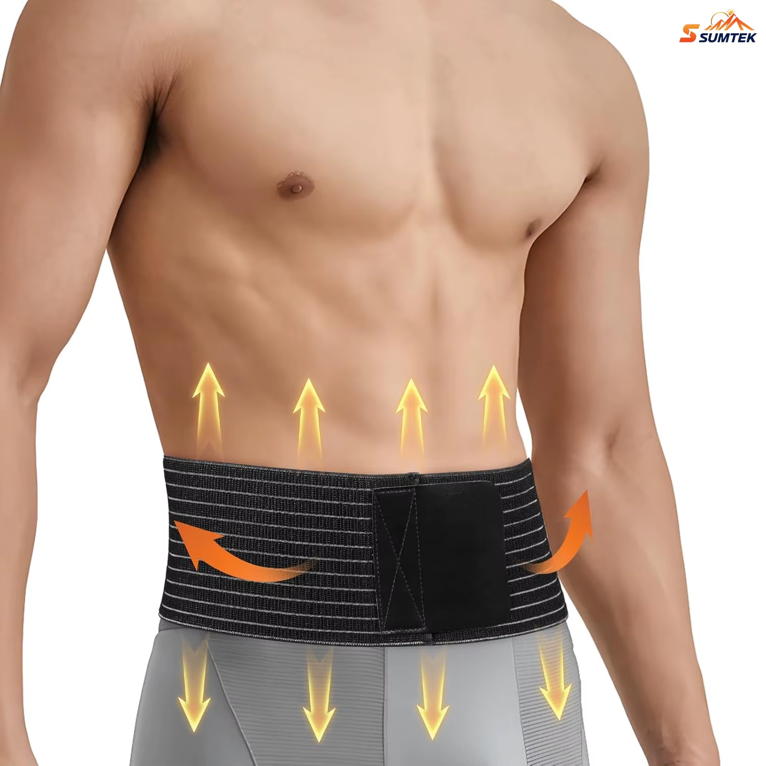 Ceinture de hernie ombilicale, liant abdominal avec coussin de support de hernie, nombril, ventral, épigastrique, incisionnel, nombril