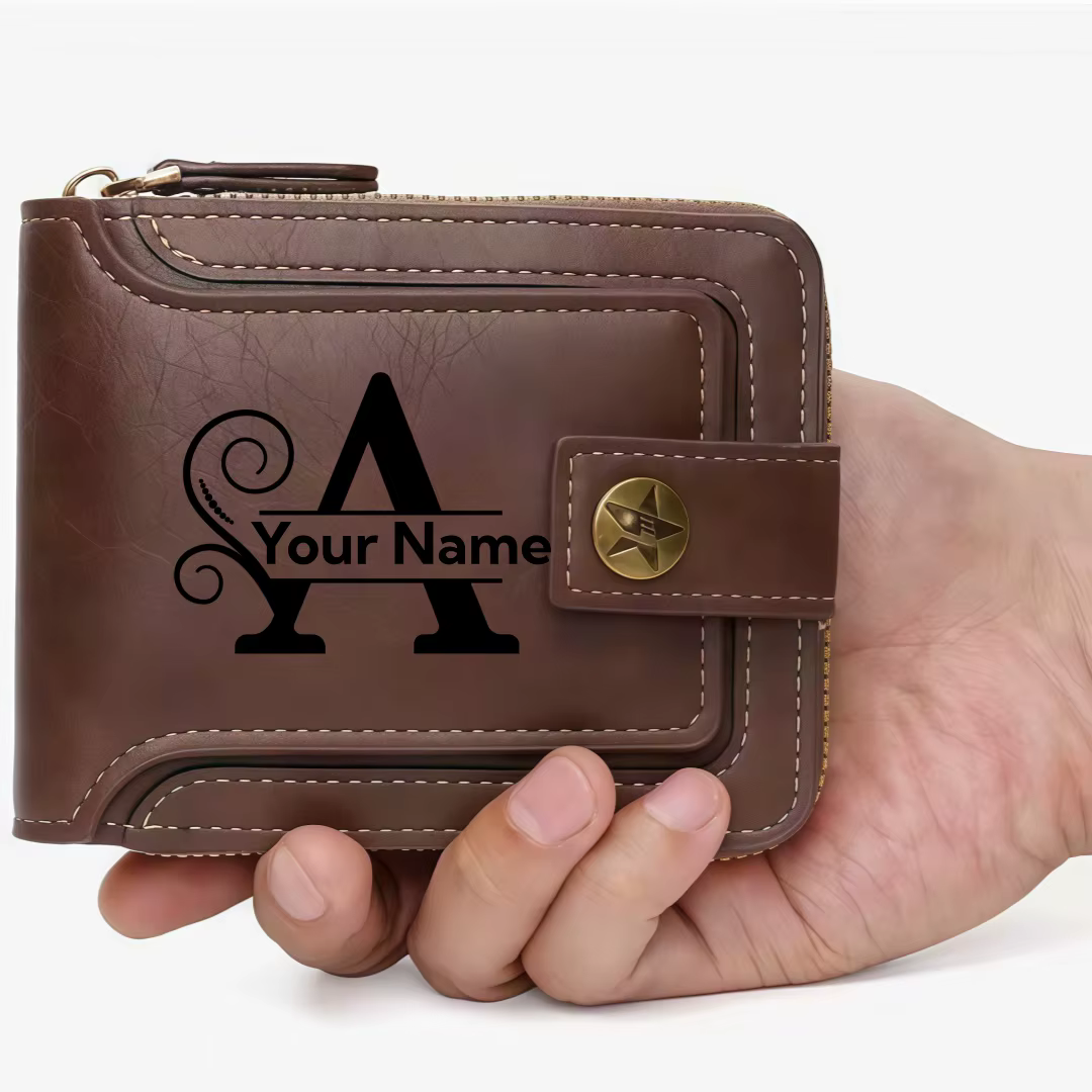 Portefeuille personnalisé pour homme