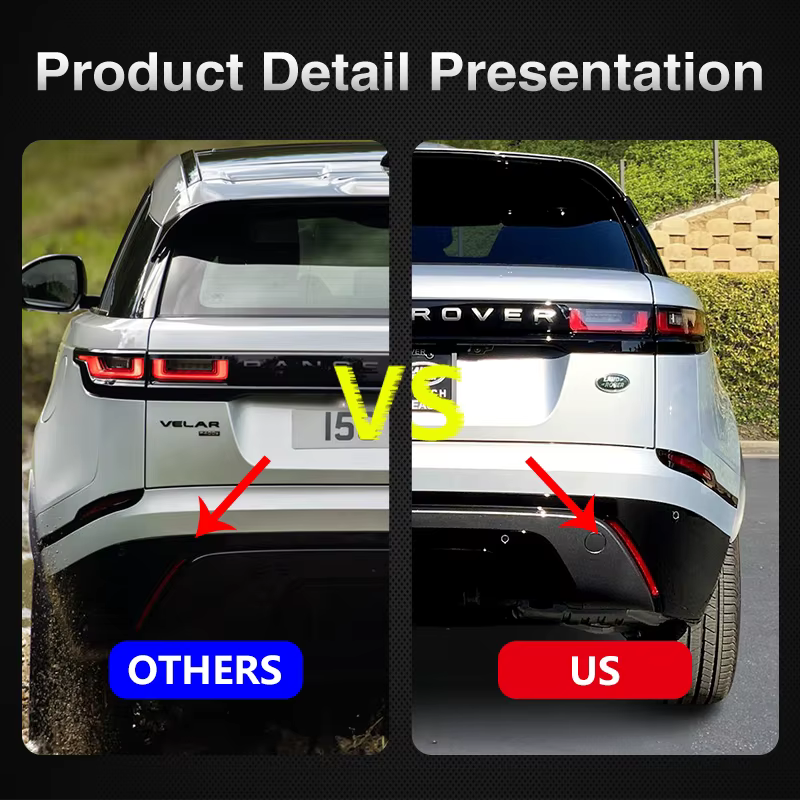 2 réflecteurs de pare-chocs arrière pour Range Rover Velar L560, 2017 ~ 2023, LR093436, LR093435, feu de Stop, clignotant